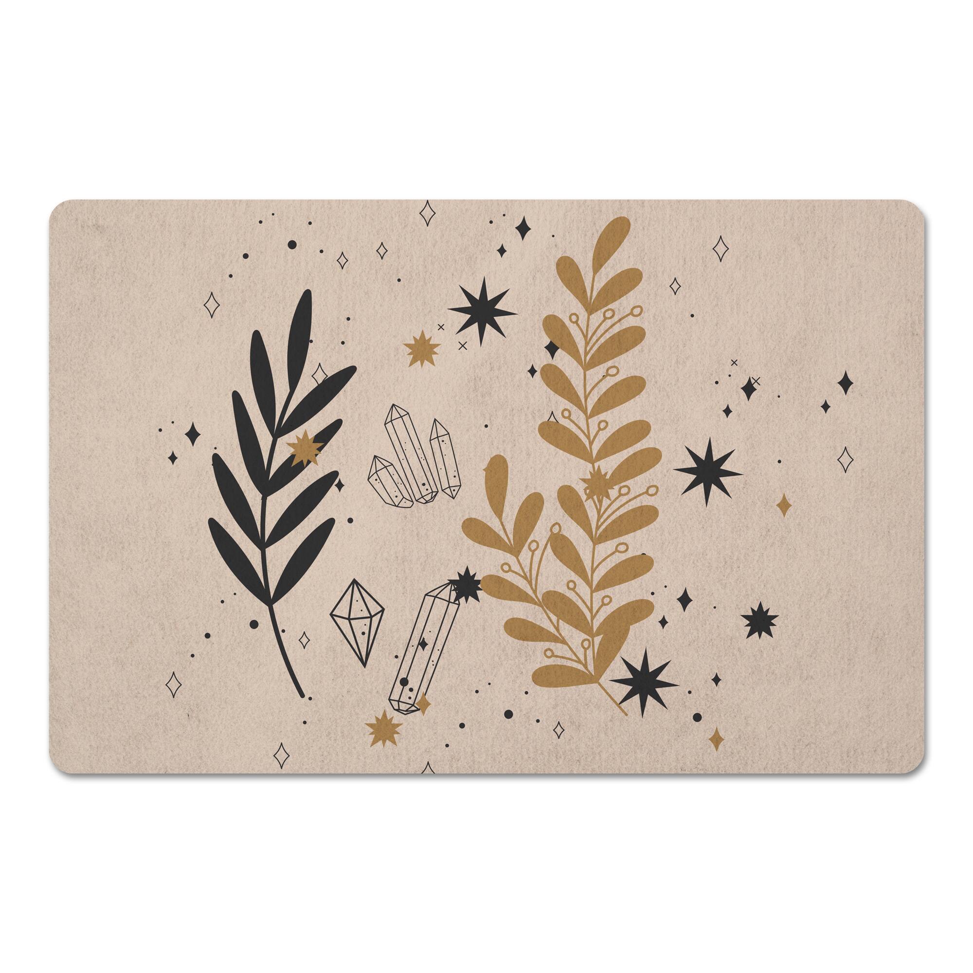 Leaf Crystal Stars 1 27" x 18" Floor Mat